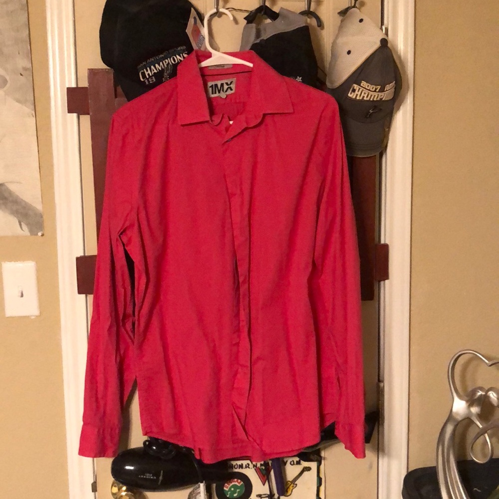 Express Pink button down